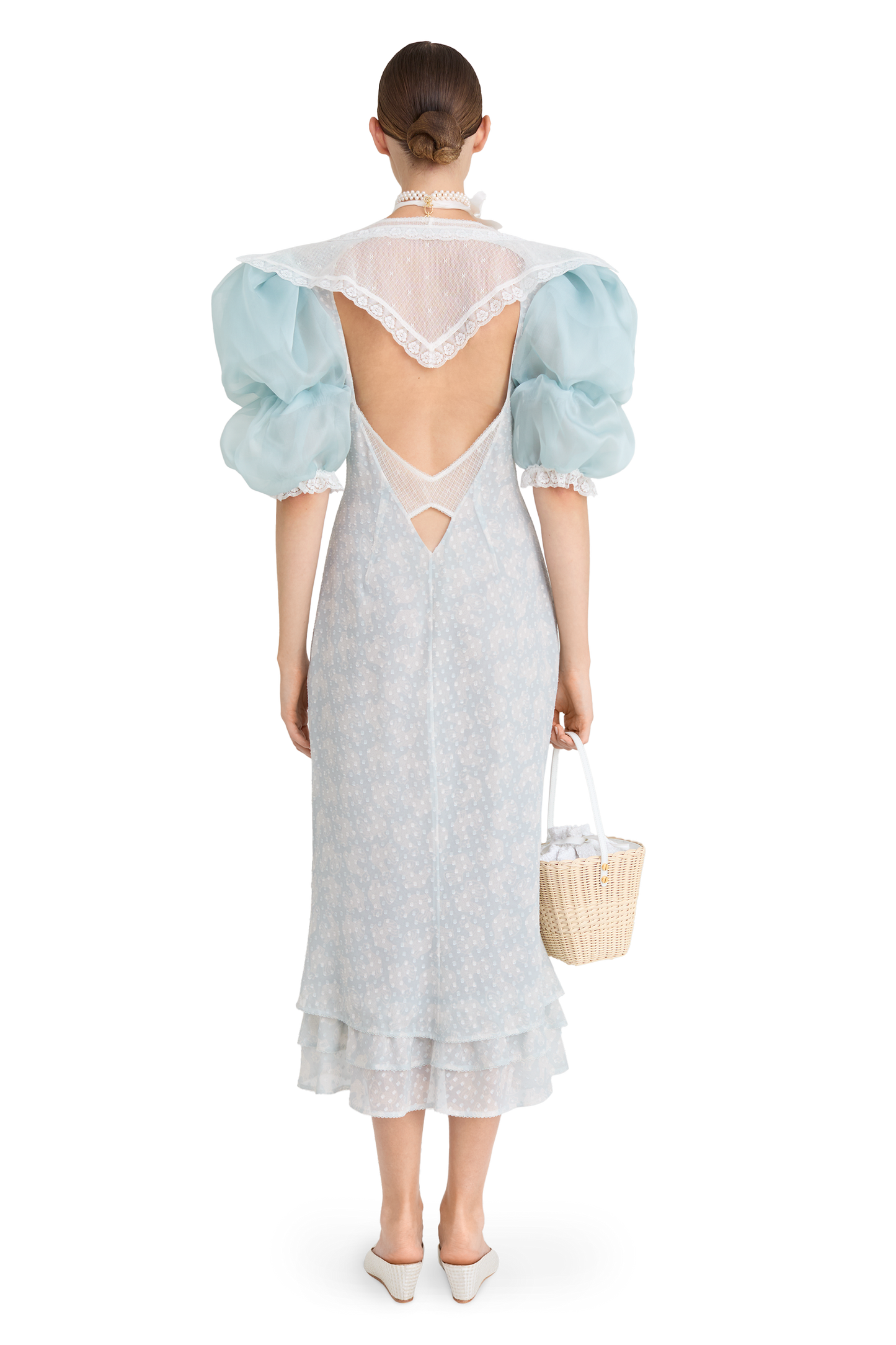 Cotton dress with signature floral and animal prints