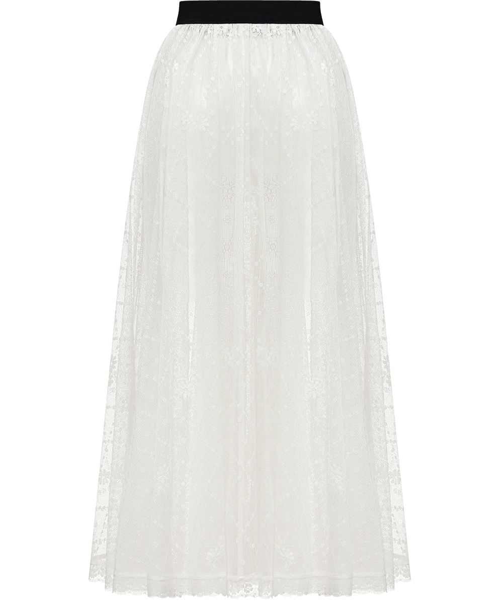 Lace dress with an apron