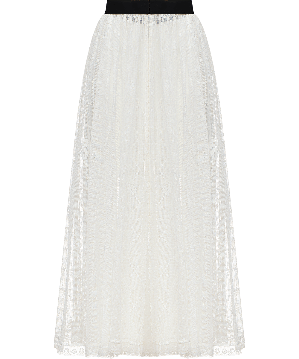 Lace dress with an apron