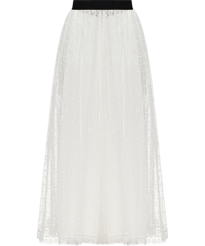 Lace dress with an apron