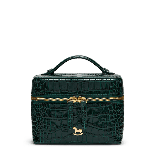 Make-up bag with signature symbol (S)