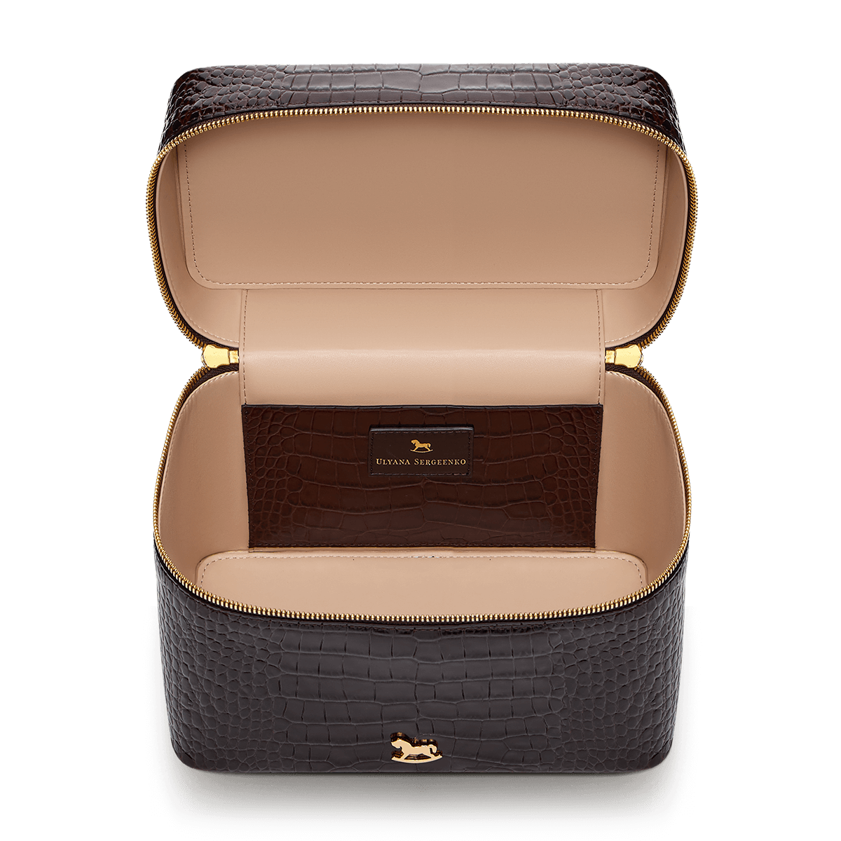 Make-up bag with signature symbol (L)