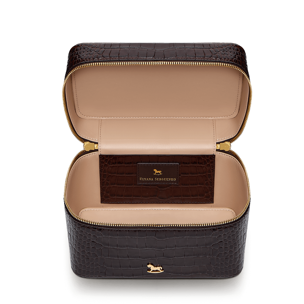 Make-up bag with signature symbol (M)