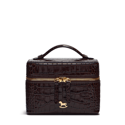 Make-up bag with signature symbol (S)