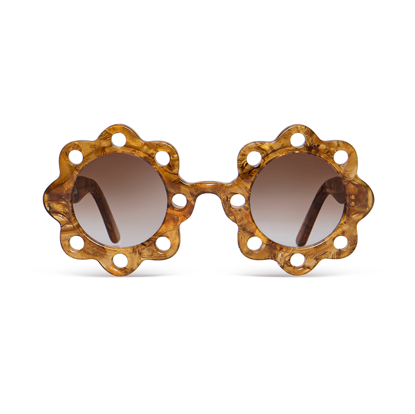 Daisy-frame sunglasses
