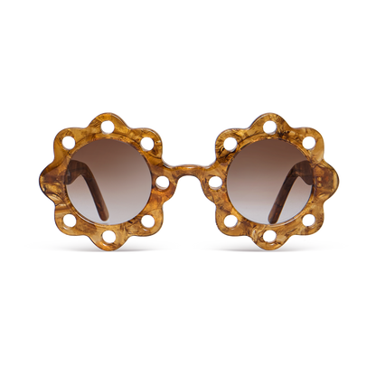 Daisy-frame sunglasses