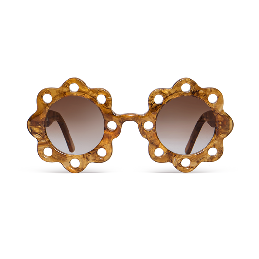 Daisy-frame sunglasses