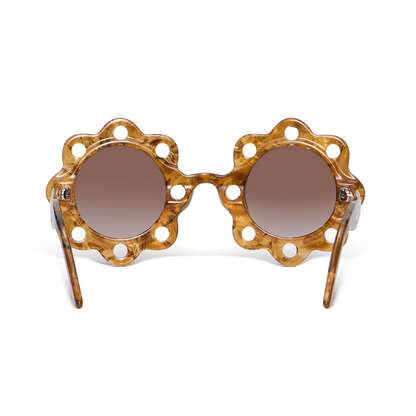 Daisy-frame sunglasses