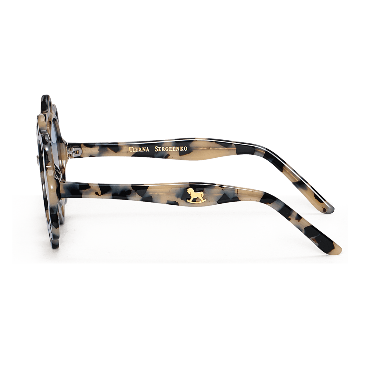 Daisy-frame sunglasses