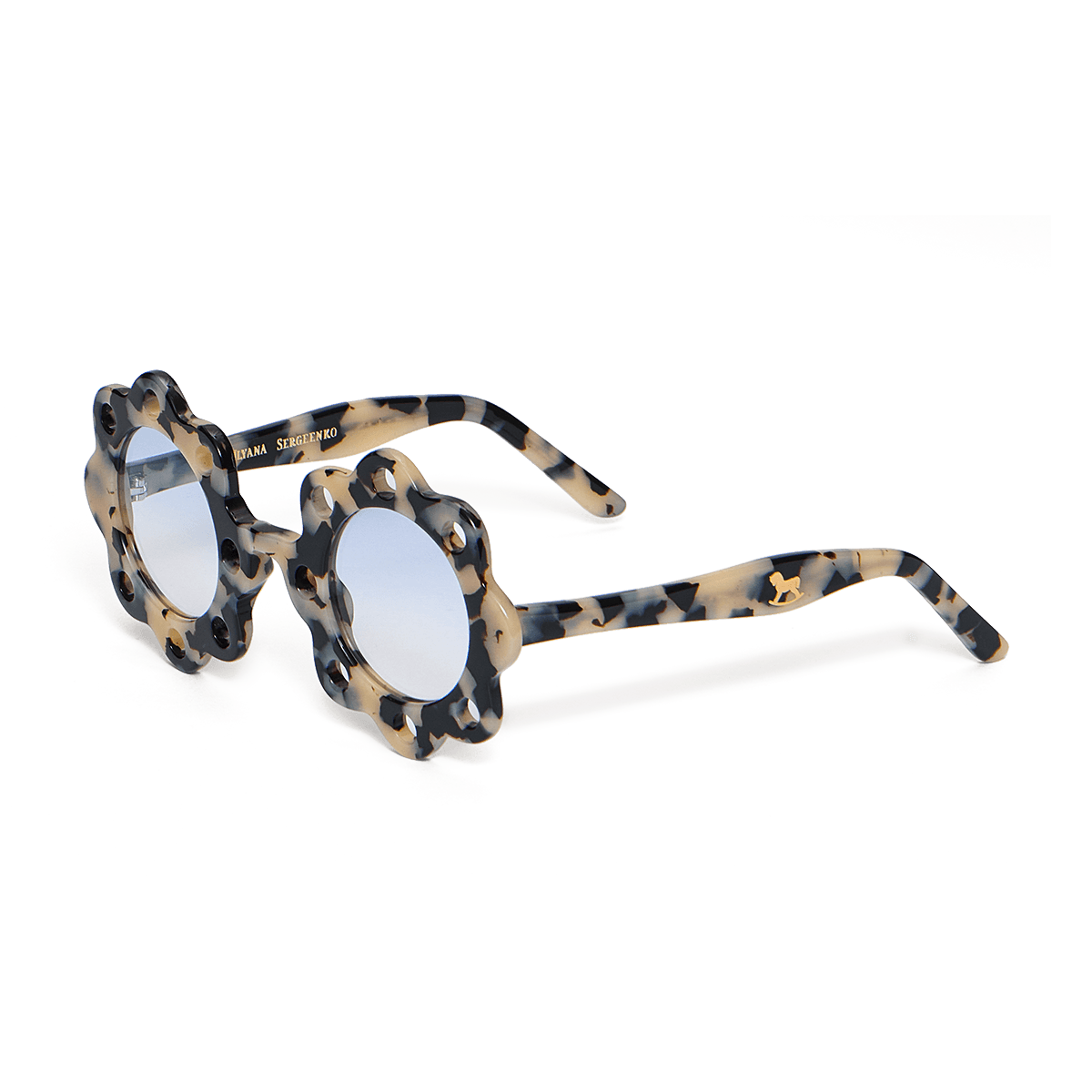 Daisy-frame sunglasses