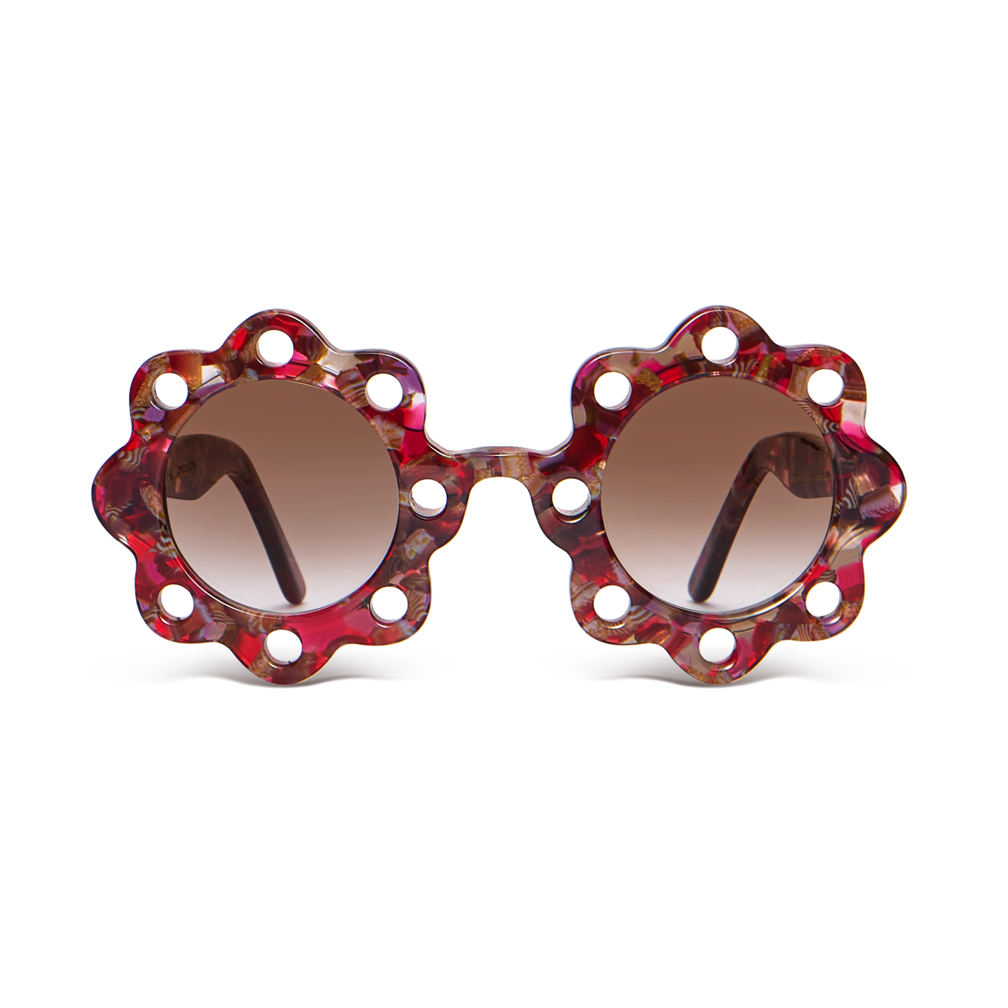 Daisy-frame sunglasses