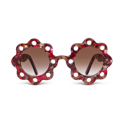 Daisy-frame sunglasses