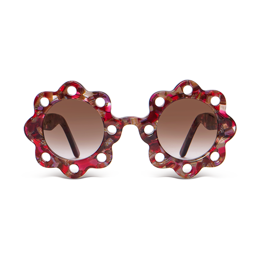 Daisy-frame sunglasses