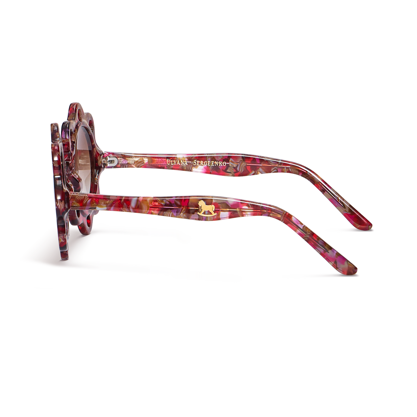 Daisy-frame sunglasses