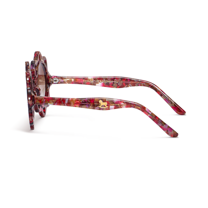 Daisy-frame sunglasses