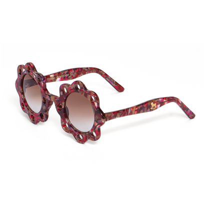 Daisy-frame sunglasses