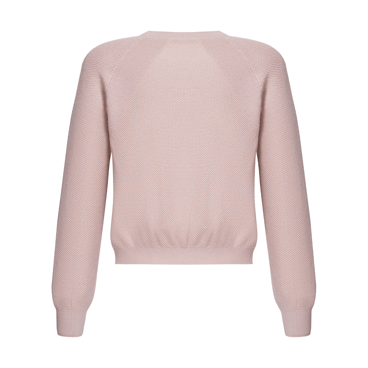 Silk-cashmere sweater with hand-embroidered signature chevron