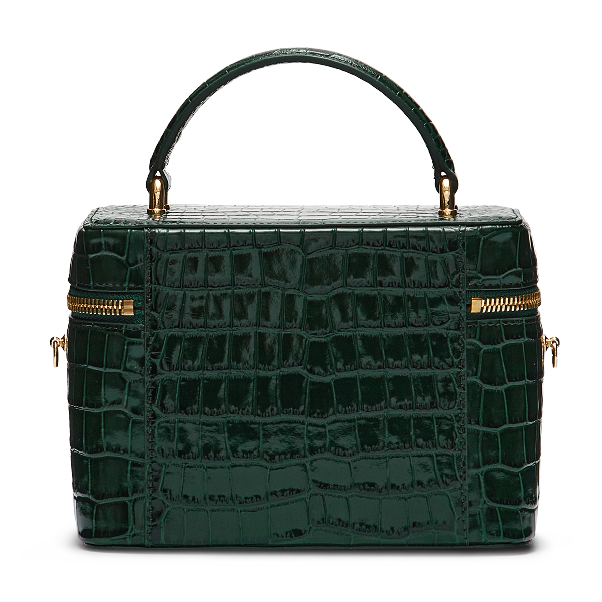 Leather bag with signature charm