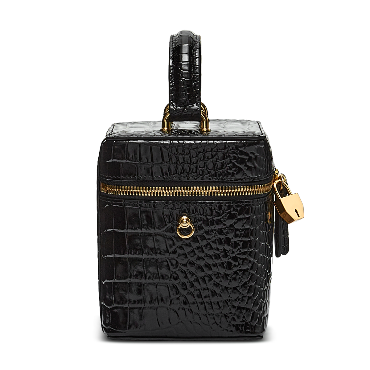 Leather bag with signature charm