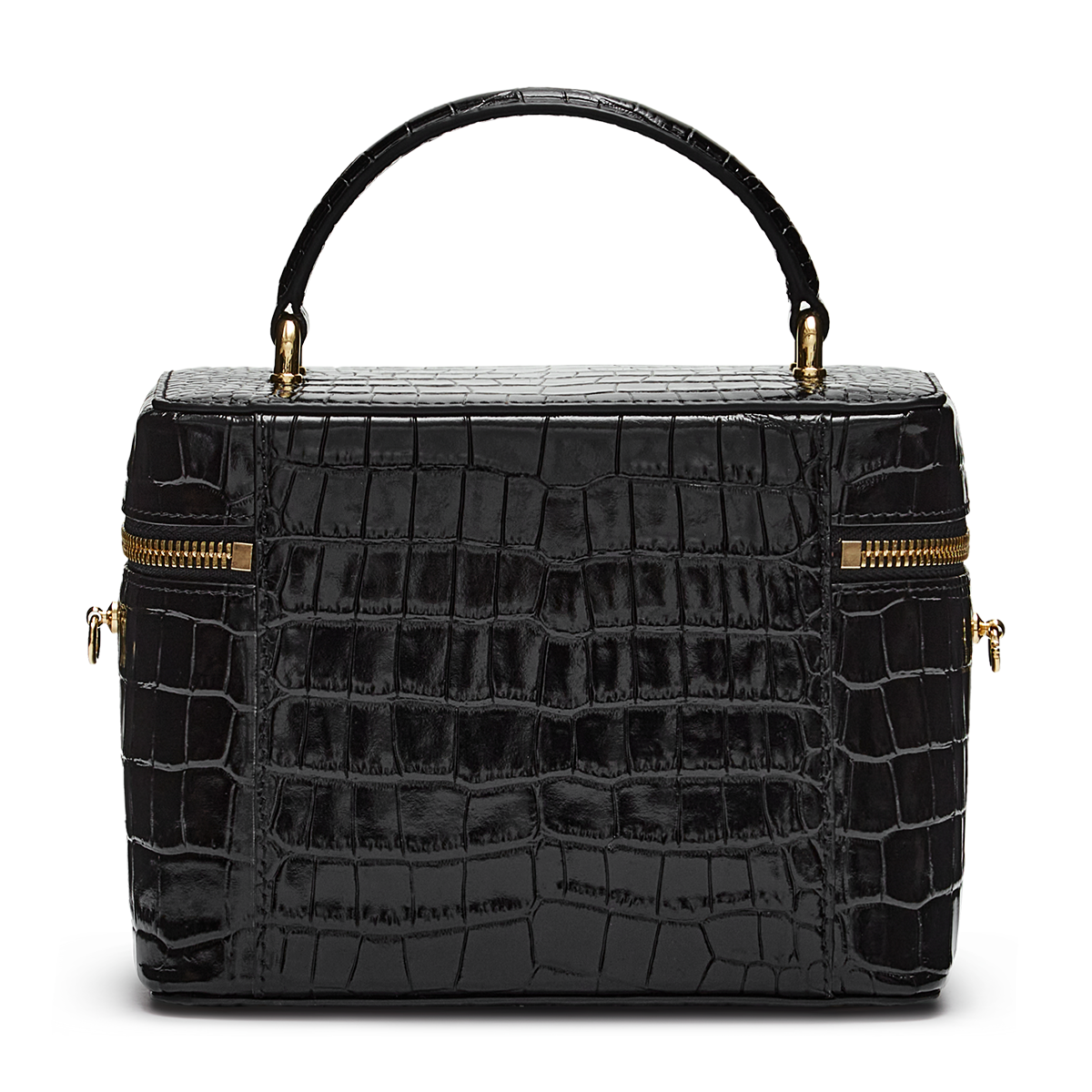 Leather bag with signature charm