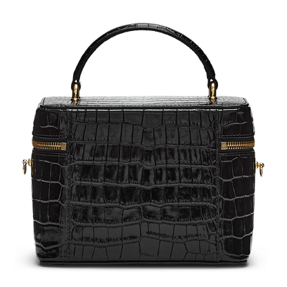 Leather bag with signature charm