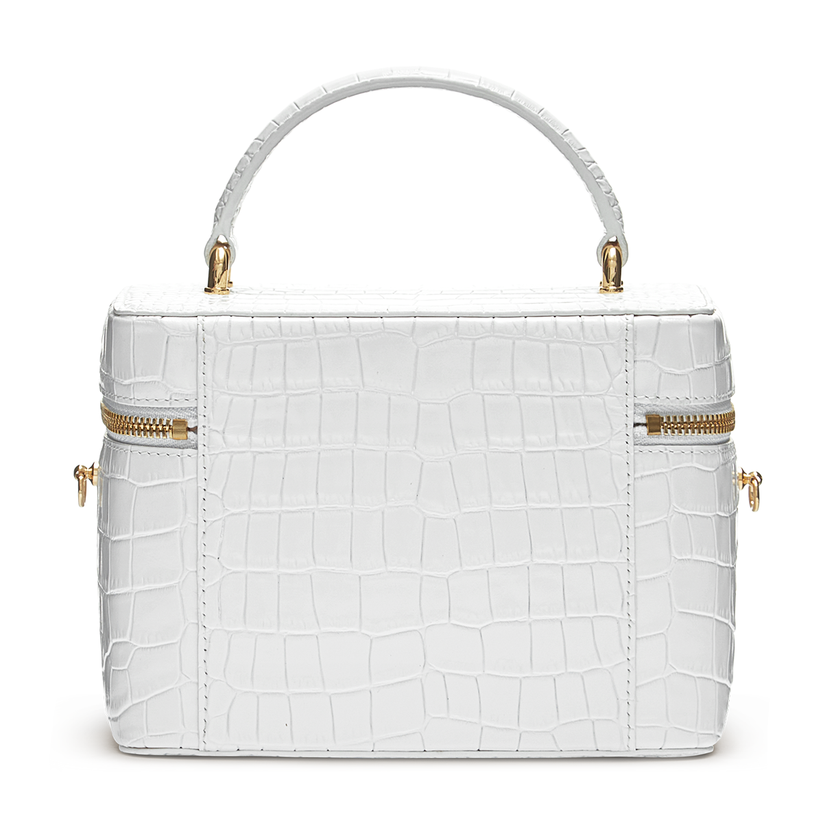 Leather bag with signature charm